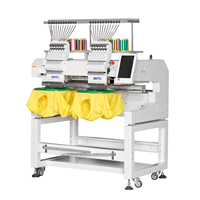 2 tête broderie machines commerciale industrielle numérique informatisé plat machine à broder pour vente
