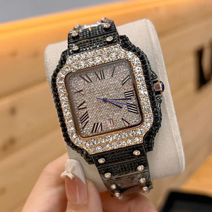 <strong>2026</strong> New Full-diamond <strong>Watches</strong> Trendy Luxurious Fashion Versatile Design Business Waterproof Men's Women's Unisex Quartz <strong>Watch</strong> - Product Image 3
