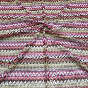 <span class=keywords><strong>Tissu</strong></span> tricoté géométrique <span class=keywords><strong>Missoni</strong></span>, magnifique <span class=keywords><strong>tissu</strong></span> en polyester tricoté au crochet pour la confection de robes et de vêtements - Product Image 3