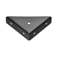 Petit support d'étagère triangulaire de 38.5*38.5mm attache bretelles en acier laminées à froid pour la fabrication de tôle de bord de lit de bureau de Support