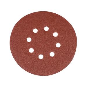 Silverline <strong>Hook</strong> &amp; <strong>Loop</strong> <strong>Discs</strong> Punched 150mm 10pk 80 Grit - Product Image 1