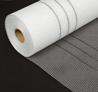 Jaring Anti Retak Fiberglass untuk Plester Bangunan, Interior & Eksterior, Bebas Alkali, Tenun Polos, E-Glass, Potongan Konstruksi
