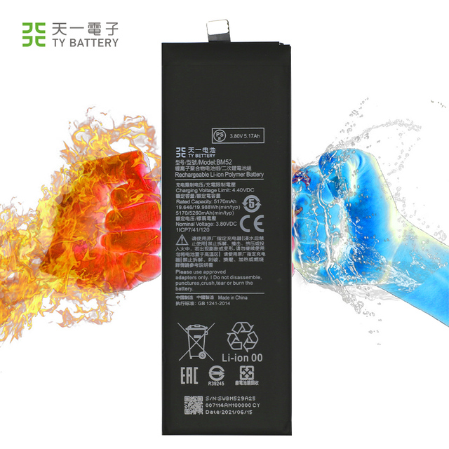 Original High Quality BM52 Lithium Battery for MI NOTE 10 PRO CC9 PRO NOTE10 LITE Top OEM/ODM Mobile Phone Charging Stock