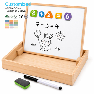 EDULAND OEM ODM <span class=keywords><strong>Jeu</strong></span> <span class=keywords><strong>de</strong></span> puzzle éducatif multifonctionnel en bois Montessori pour bébé, <span class=keywords><strong>jeu</strong></span> <span class=keywords><strong>de</strong></span> dessin, tableau d'activités, cartes flash, jouet - Product Image 1