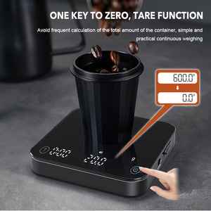 Báscula <span class=keywords><strong>Digital</strong></span> para Café Espresso con Pantalla LED y Temporizador Automático de 99 Minutos, Recargable - Product Image 2