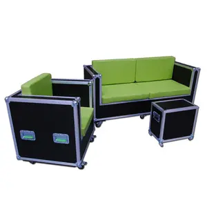 定制可拆卸便携式舒适沙发抽屉路架架家具2座飞行箱
