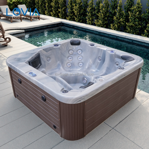 Bañera de hidromasaje para 6 personas, nuevo diseño, descuento, 39 chorros, bañera de hidromasaje, <span class=keywords><strong>Tina</strong></span> de hidromasaje, jacuzzi exterior para exteriores, bañeras de hidromasaje - Product Image 1