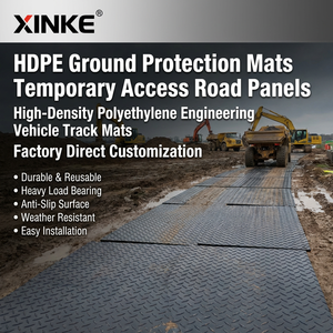 Hollow Interlock HDPE Compuesto Dura Base Esteras de protección de tierra Esteras de carretera y plataforma compuestas - Product Image 1