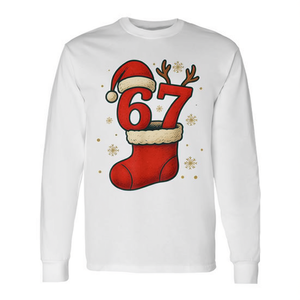 Camiseta de manga larga Six Seven Gen Alpha Meme Navidad 2025 - Product Image 2