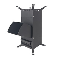 Nouveau modèle de réchaud fusée de pique-nique, portable d'extérieur, à bois, pour 1-2 personnes, conception monobloc tout-en-un, pour le camping en milieu sauvage
