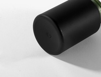 Conteneur d'emballage de pilules de vitamines en plastique noir mat personnalisé de 100 ml, 120 ml, 180 ml, vide, pour compléments alimentaires et médicaments