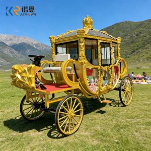 Carruaje de Caballos de Lujo <span class=keywords><strong>para</strong></span> Bodas <span class=keywords><strong>con</strong></span> Luces LED, Carruaje Tirado por Caballos, Carruaje de Navidad en Venta - Product Image 1