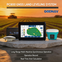 Système de nivellement de terrain agricole GNSS robuste, fonctionnement stable par tous les temps, RTK, précision de 2 cm, niveleuse de terrain fiable
