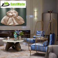 Ensemble de meubles de chambre à coucher modernes 5 étoiles sur mesure pour appartements et hôtels, avec panneaux en bois massif et MDF - Solution d'aménagement intérieur complète et durable