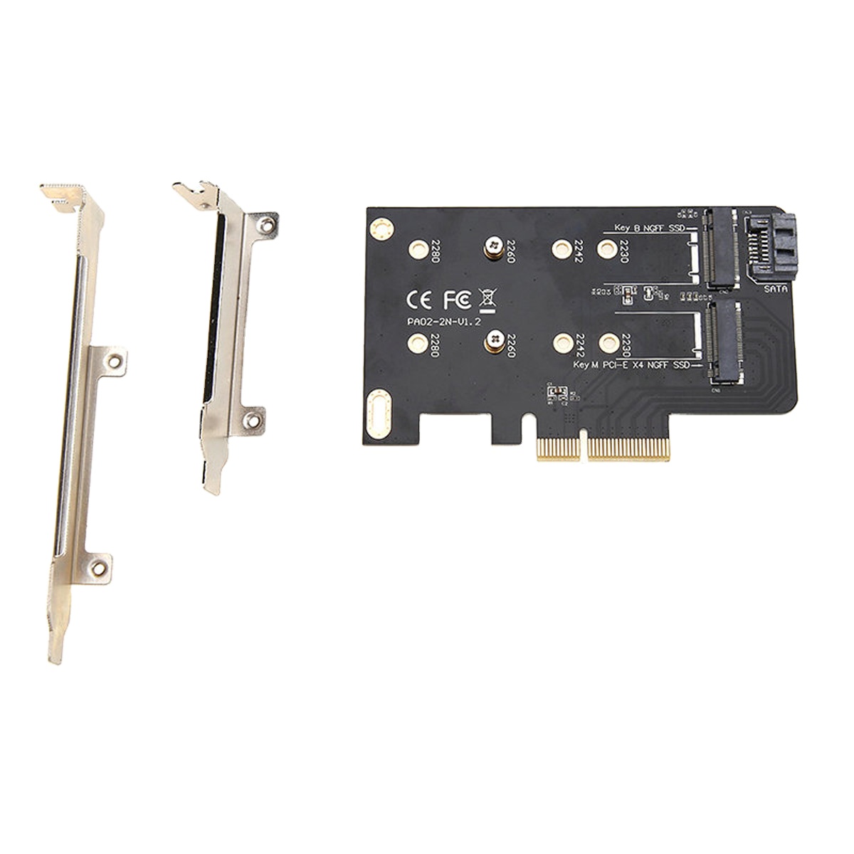 PCI Express X1X4 X8 X16 to M.2 NVME/NGFF SSD Extension Card Converter Adapter Card