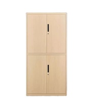 Armoire en acier à double porte avec rangement pour vêtements et armoire supérieure pour chambre à coucher, dortoir, bureau