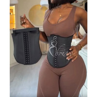 Ceinture amincissante en similicuir, ceinture de maintien confortable pour femmes - 25 baleines en acier, amincisseur de ventre, sculpteur de corps