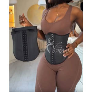 Faja Reductora de Cintura de Piel Sintética, Cómoda, con 25 Varillas de Acero, Moldeadora de Cuerpo para Mujer - Product Image 1