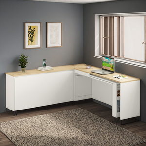 <span class=keywords><strong>Lit</strong></span> de bureau double <span class=keywords><strong>pliable</strong></span> moderne en métal crème avec panneau invisible pour appartement et chambre à coucher - Product Image 2