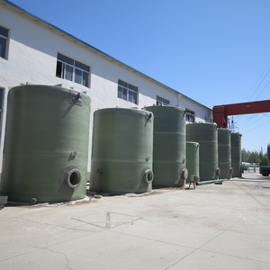 河北廷乾ファイバーグラス化学混合タンクサプライヤーは、化学薬品の保管用にカスタムメイドのタンクを提供します。高強度で簡単です。 - Product Image 3