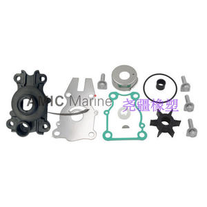 Yamaha 30hp and 40hp Outboard Motor Impeller Repair Kit 6BG-W0078-00 with Closed Rubber <b>Pump</b> Housing - Product Image 1