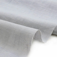 Tissu 100% Lin Biologique Teint Écologique Durable Tissé Poids Moyen Lavé Style Vintage pour Confection de Robes et Chemises Femme