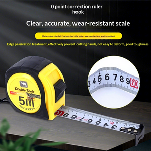 鋼製コーティング耐落下セルフロック式巻き取りテープメジャー 超小型サイズ 3m-10m 長さ 高精度＆耐摩耗性 - Product Image 1