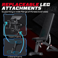 Banc de musculation multifonctionnel réglable, chaise de prédicateur, banc de musculation assis, siège pour exercices musculaires