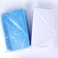 Bavette dentaire jetable Junlong Factory de qualité médicale, rose, en polypropylène, imperméable, 3 plis, désinfectée à l'ozone, 33x45cm