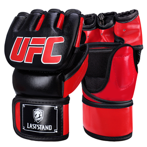 Guantes de Boxeo GINGPAI LASTSTAND de Medio Dedo para Lucha UFC MMA con Acolchado de Encaje Elásticos para <span class=keywords><strong>Entrenamiento</strong></span> y Sparring de <span class=keywords><strong>Kick</strong></span> <span class=keywords><strong>Boxing</strong></span> para Sanda - Product Image 3