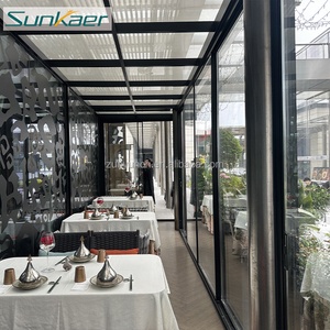 Sunkaer-Carcasa fija de alta calidad, iluminación de techo a gran escala, vidrio aislado, tragaluz deslizante de aluminio, <span class=keywords><strong>solarium</strong></span> Sunroom - Product Image 1
