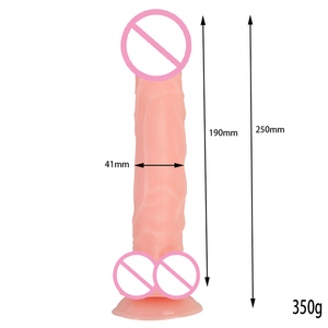 Meest Populaire 9.8 Inch Pvc Realistische Dildo Masturbator Zacht Seksspeeltjes Voor Vrouwen Masturbatie Groothandel Van Sekswinkels - Product Image 2