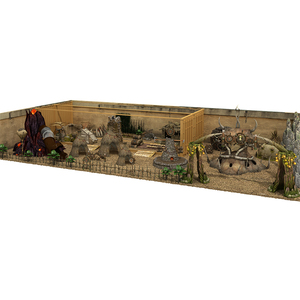 Aire de jeux intérieure commerciale en acier sur le thème de la ferme et du village pour enfants et adultes - Idéale pour centres commerciaux et écoles - Product Image 2