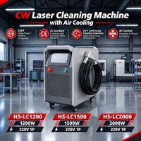 Machine de nettoyage laser CW portative refroidie par air pour l'élimination de la rouille et de la peinture sur les moules de pièces automobiles et l'entretien des surfaces métalliques