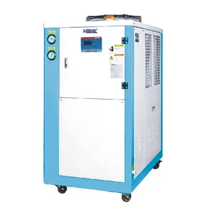 New Industrial Air-Cooled Water Chiller Machine with Compressor and Motor for Manufacturing Plant Use