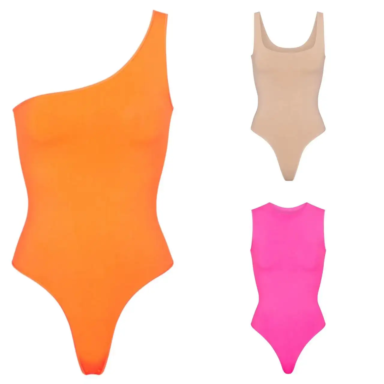 Sommer Neuankömmlinge Dessous ärmellose Tanga Spandex Bodysuit für Frauen berühmte Marke Kleidung Dupe Großhandel benutzer definierte Logo