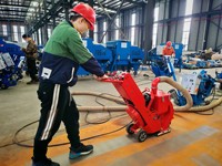 Machine de sablage de sol portable pour balcons, certifiée CE/ISO9001, prix usine, garantie 12 mois, monophasée 220V