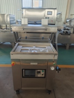 Machine de mise sous vide pour emballage sous film; Steaks, viandes, poissons; Fraîcheur longue durée; Usage commercial.