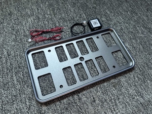 Cadre de feux stop adaptatifs <span class=keywords><strong>avec</strong></span> clignotant conforme à la réglementation européenne - Lampe de <span class=keywords><strong>plaque</strong></span> d'<span class=keywords><strong>immatriculation</strong></span> LED 12V HL-D002 pour voitures - Product Image 3