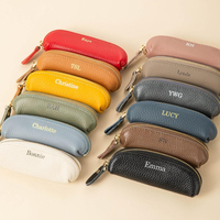Monedero Portátil de Cuero PU RR, Mini Monedero de Cuero, Bolsa para Monedas, Porta Joyas, Porta Dinero, Estuche para Efectivo, Monedero para Mujer