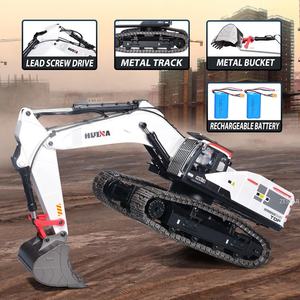 HUINA 1/14 Escala Mejorada 22 Canales <span class=keywords><strong>RC</strong></span> Metal Crawler Camión de Construcción 4 en 1 Excavadora de Aleación con Control Remoto con Luces y Sonido - Product Image 4