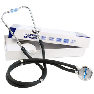 Stéthoscope professionnel Sean à tête simple, tube en alliage de zinc pour adultes et enfants, noir HS 30N - Product Image 3