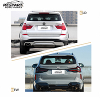 Kit de conversion de carrosserie PP Auto Tuning pour BMW X3 F25 14-17, compatible avec BMW X3 G01 2023+ et X3M |   Nouveauté |   Installation rapide