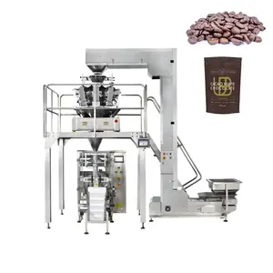 Machine à emballer automatique de pesage vertical de sac d'oreiller système d'emballage de flocons d'avoine d'arachide