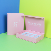 Boîte d'emballage personnalisée pr caixa de presente bote cadeau aimant voyage rouge à lèvres maquillage cosmétique brillant à lèvres boîte de papier d'emballage