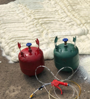 Kit d'isolation par pulvérisation en mousse de polyuréthane 300ft 600ft, produit chimique