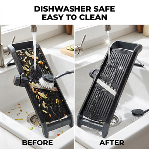 LOVFE Juego de Regalo Personalizado para Cocina, Cortador de Verduras Multifuncional Manual de Acero Inoxidable, Rebanador de Frutas, Mandolina - Product Image 3