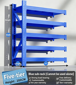 Estantes de Almacenamiento Metálicos Ajustables de 4 Niveles, Estante de Alambre Resistente, Instalación Rápida, Uso en Almacenes - Product Image 4