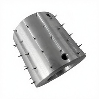 Rouleau perforateur industriel en aluminium/cuivre PUYISEN, personnalisable OEM, rouleau à aiguilles, rouleau à broches, garantie 1 an