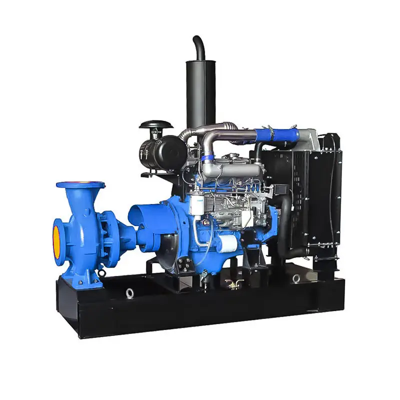 Centrifugale Dieselmotor Aangedreven Waterpompen Prijs Hoge Rotatiesnelheid
